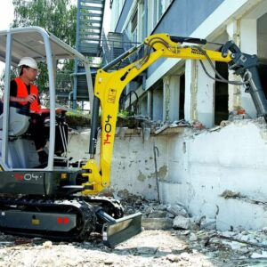 Mini-pelle WACKER NEUSON 1404, occasion Tony-Mat excavatrice pelleteuse matériel BTP Bretagne Morbihan Vannes