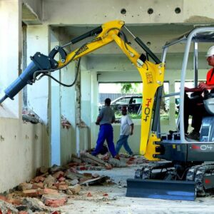 Mini-pelle WACKER NEUSON 1404, occasion Tony-Mat excavatrice pelleteuse matériel BTP Bretagne Morbihan Vannes