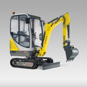 Mini-pelle WACKER NEUSON 1404, occasion Tony-Mat excavatrice pelleteuse matériel BTP Bretagne Morbihan Vannes