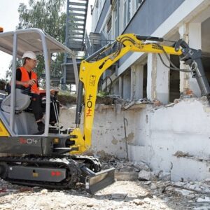 Mini-pelle WACKER NEUSON 1404, occasion Tony-Mat excavatrice pelleteuse matériel BTP Bretagne Morbihan Vannes