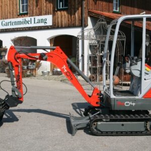 Mini-pelle WACKER NEUSON 1404, occasion Tony-Mat excavatrice pelleteuse matériel BTP Bretagne Morbihan Vannes