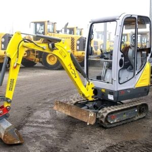 Mini-pelle WACKER NEUSON 1404, occasion Tony-Mat excavatrice pelleteuse matériel BTP Bretagne Morbihan Vannes