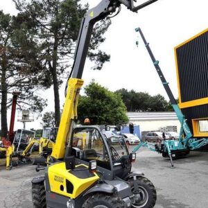 Chariot télescopique TH412 WACKER NEUSON - chariot élévateur - Tony-Mat matériel BTP Bretagne Finistère Morbihan Vannes