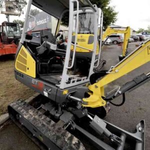 Mini-pelle WACKER NEUSON ET18, Tony-Mat tractopelle sur chenilles, matériel btp Bretagne Morbihan Vannes