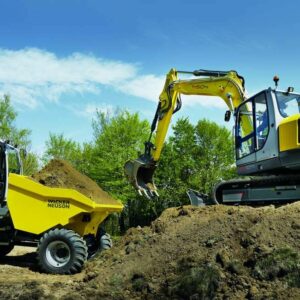 Mini-pelle WACKER NEUSON 14504, Tony-Mat excavatrice pelleteuse matériel BTP neut occasion location Bretagne Morbihan Vannes