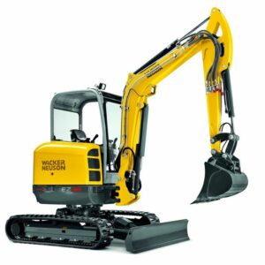 Mini-pelle Zero Tail WACKER NEUSON EZ38, Tony-Mat mini pelles et tractopelles matériel BTP neuf et occasion Bretagne Morbihan