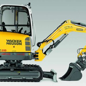 Mini-pelle WACKER NEUSON EZ28, excavatrice sur chenilles, Tony-Mat tractopelle & matériel BTP Bretagne Finistère Morbihan Vannes