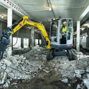 Mini-pelle WACKER NEUSON EZ28, excavatrice sur chenilles, Tony-Mat tractopelle & matériel BTP Bretagne Finistère Morbihan Vannes