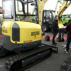 Mini-pelle WACKER NEUSON EZ28, excavatrice sur chenilles, Tony-Mat tractopelle & matériel BTP Bretagne Finistère Morbihan Vannes