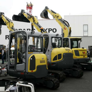 Mini-pelle WACKER NEUSON EZ28, excavatrice sur chenilles, Tony-Mat tractopelle & matériel BTP Bretagne Finistère Morbihan Vannes