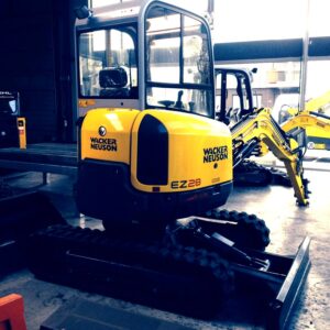 Mini-pelle WACKER NEUSON EZ28, excavatrice sur chenilles, Tony-Mat tractopelle & matériel BTP Bretagne Finistère Morbihan Vannes