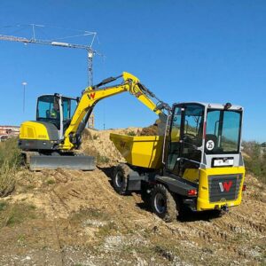 Pelle Zero Tail sur chenilles WACKER NEUSON - EZ50 – Image 3