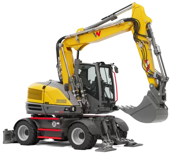 PELLE SUR PNEUS WACKER NEUSON - EW135